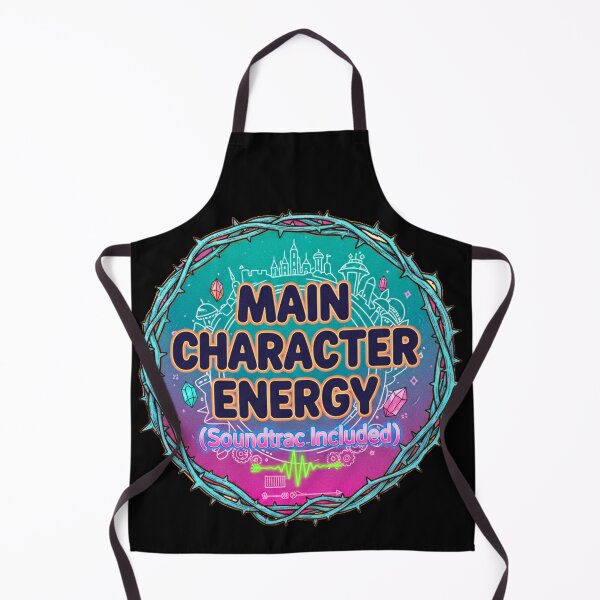 Item preview, Main Character Energy Soundtrack Included Aesthetic Typography designed and sold by FitEnvy.