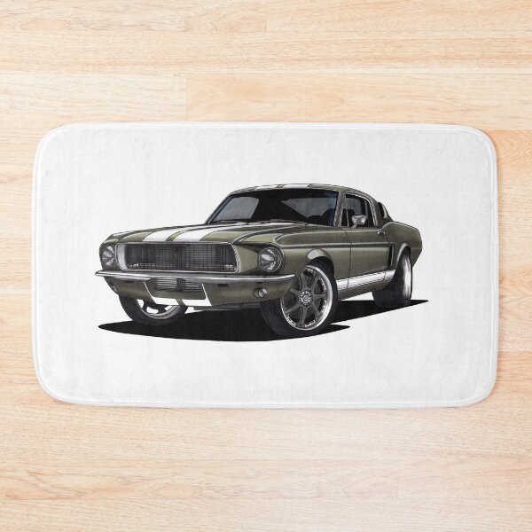 Item preview, Exclusive drawing legendary movie muscle car gray 1967 Mustang Fastback with RB26DETT twin-turbocharged inline-six engine designed and sold by Cars23.