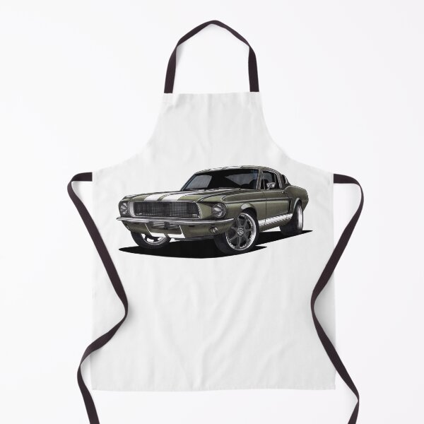 Item preview, Exclusive drawing legendary movie muscle car gray 1967 Mustang Fastback with RB26DETT twin-turbocharged inline-six engine designed and sold by Cars23.