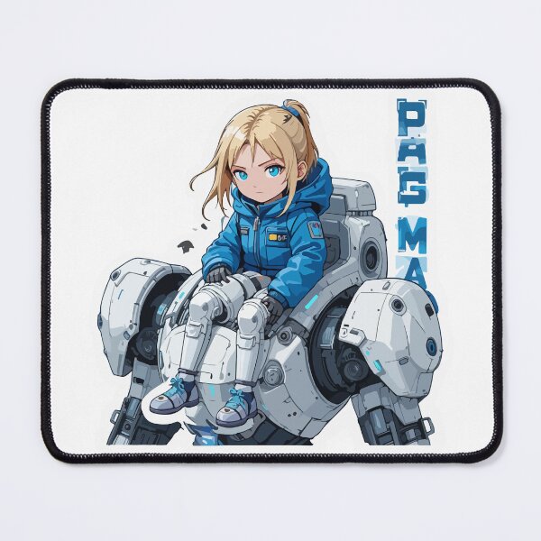 Item preview, Pragmata Mecha Girl Sci-Fi Vector Illustration designed and sold by PixelWaveBD.
