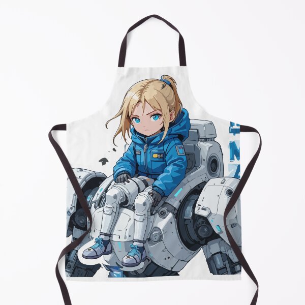 Item preview, Pragmata Mecha Girl Sci-Fi Vector Illustration designed and sold by PixelWaveBD.