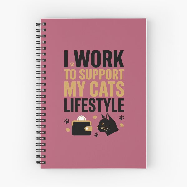 Item preview, Cat Mom - I Work So My Cat Can Live Well designed and sold by Bebichic.