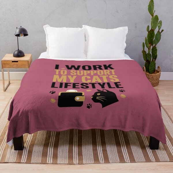 Item preview, Cat Mom - I Work So My Cat Can Live Well designed and sold by Bebichic.
