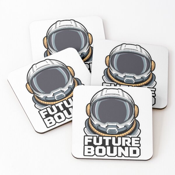 Item preview, Future Bound Astronaut Helmet Sci-Fi Vector Illustration designed and sold by PixelWaveBD.