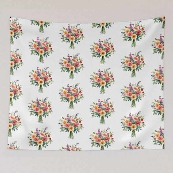 Item preview,  Bouquet of wildflower watercolor painting  designed and sold by uunaa.