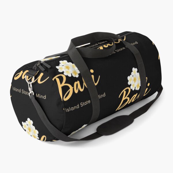 Item preview, Bali Island State of Mind Plumeria Typography designed and sold by artlife4.