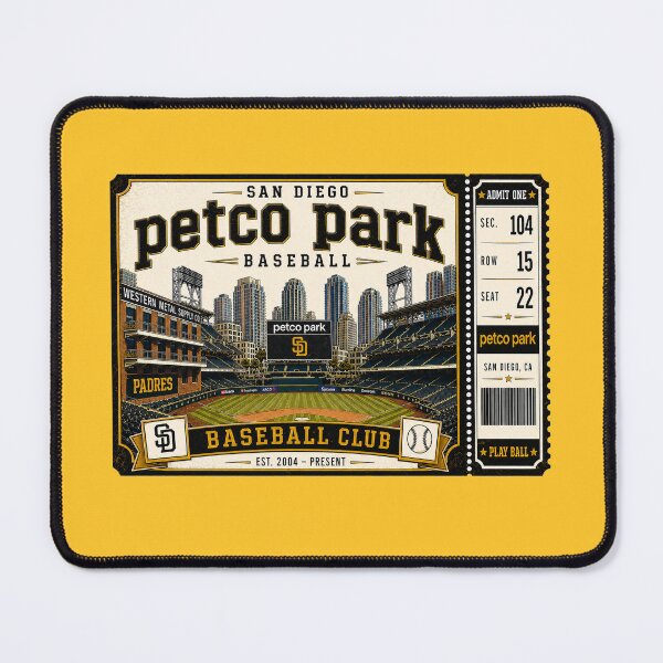 Item preview, Copy of San Diego Baseball Vintage Ticket Stub Jack Murphy Stadium Retro Classic Ballpark Design designed and sold by GhostDawgs.