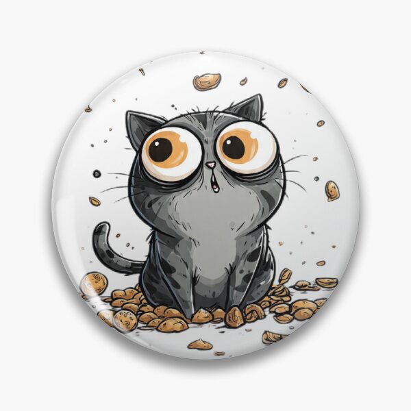 Item preview, Shocked Cat Cookie Explosion   designed and sold by Moody Vibes Studio.