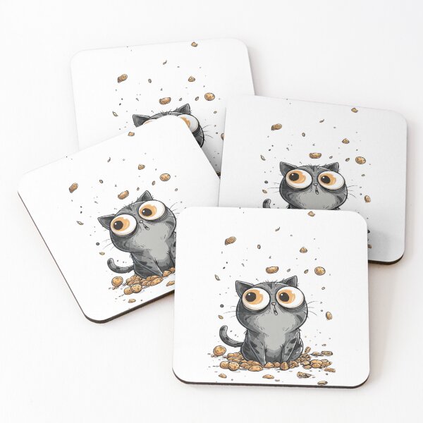 Item preview, Shocked Cat Cookie Explosion   designed and sold by Moody Vibes Studio.