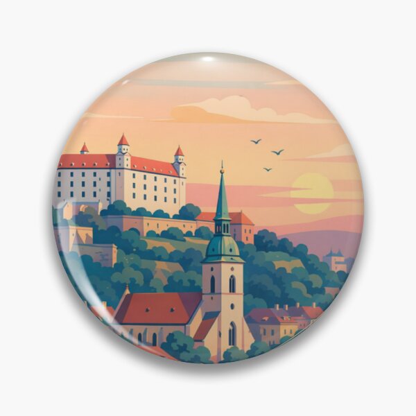 Item preview, Bratislava Slovakia Travel Poster designed and sold by MatthewHeights.