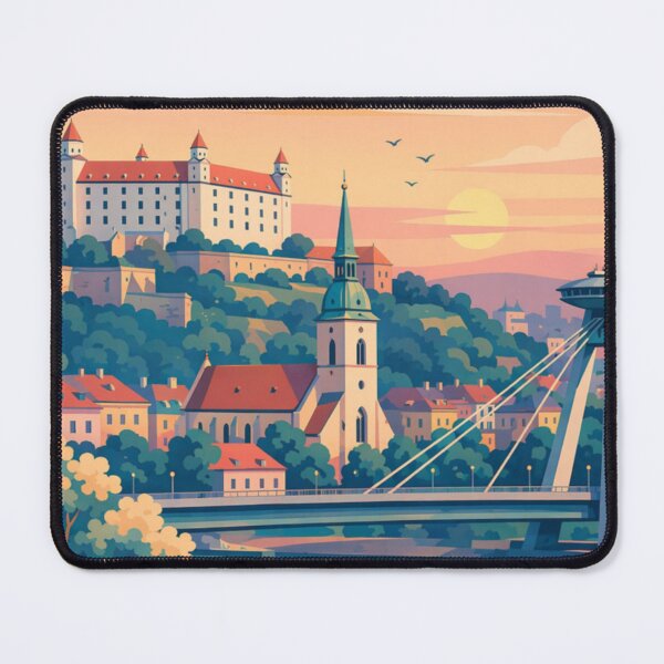 Item preview, Bratislava Slovakia Travel Poster designed and sold by MatthewHeights.