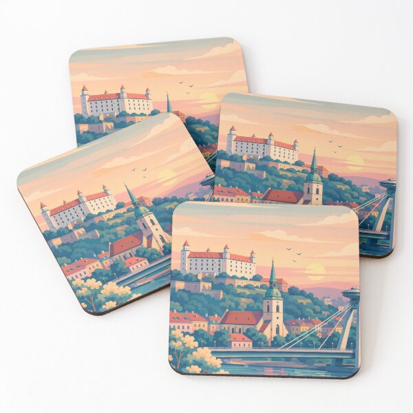 Item preview, Bratislava Slovakia Travel Poster designed and sold by MatthewHeights.
