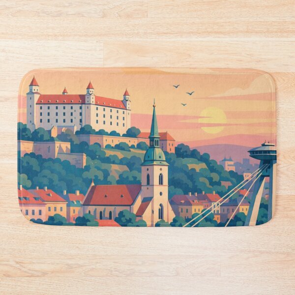 Item preview, Bratislava Slovakia Travel Poster designed and sold by MatthewHeights.