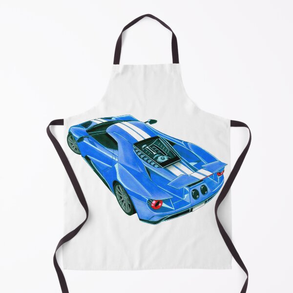 Item preview, Exclusive drawing modern american supercar blue GT V6 EcoBoost Twin Turbo engine designed and sold by Cars23.