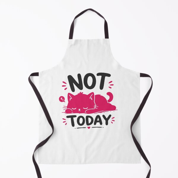 Item preview, Not today, sleepy cat designed and sold by burhon.