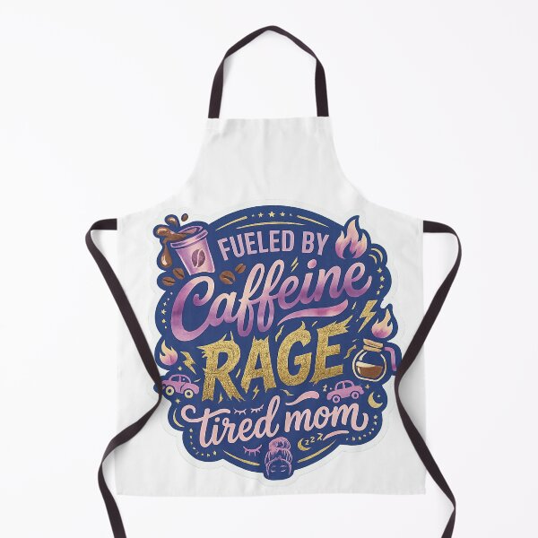 Artikelvorschau, Koffeingetriebene Wut – Müde Mama – Lustiges T-Shirt für Kaffeeliebhaber entworfen und verkauft von MerchlyMike.
