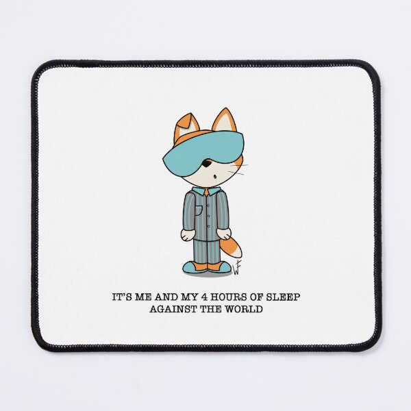 Item preview, Four hours of sleep (text) designed and sold by CaltheFox.
