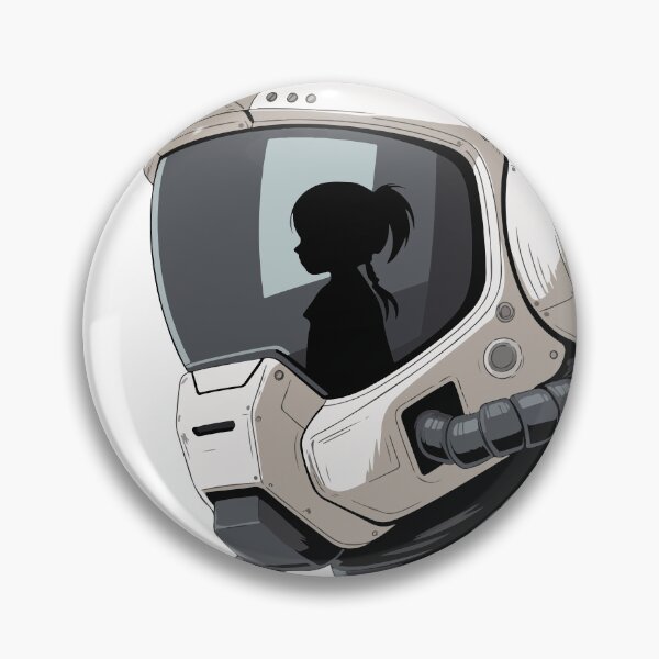 Item preview, Pragmata Astronaut Helmet Reflection Sci-Fi Vector designed and sold by PixelWaveBD.