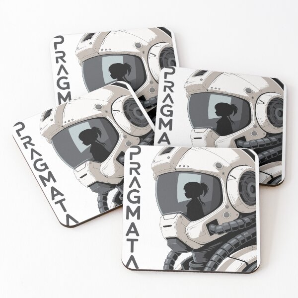Item preview, Pragmata Astronaut Helmet Reflection Sci-Fi Vector designed and sold by PixelWaveBD.