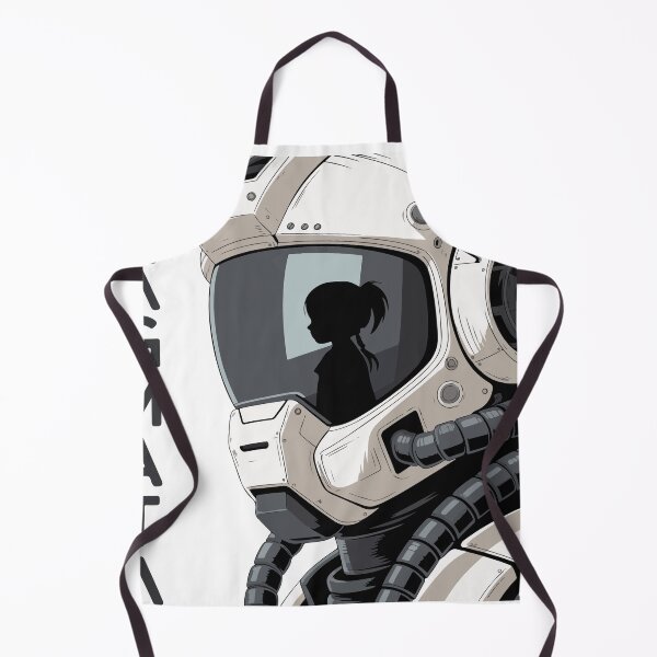 Item preview, Pragmata Astronaut Helmet Reflection Sci-Fi Vector designed and sold by PixelWaveBD.