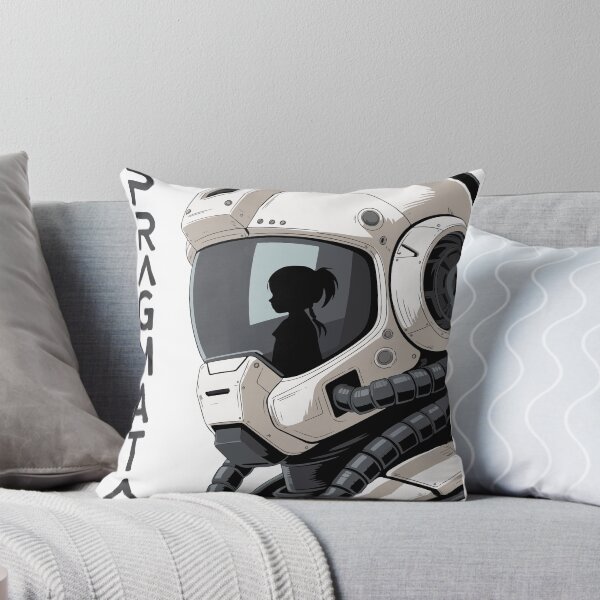Item preview, Pragmata Astronaut Helmet Reflection Sci-Fi Vector designed and sold by PixelWaveBD.