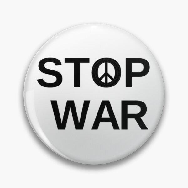 Item preview,  Stop War - Bold Peace Sign Anti War Statement designed and sold by The-SilentPlace.