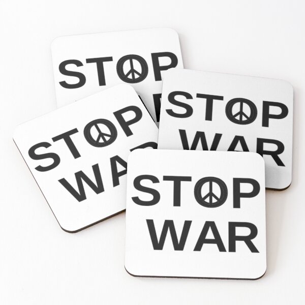 Item preview,  Stop War - Bold Peace Sign Anti War Statement designed and sold by The-SilentPlace.