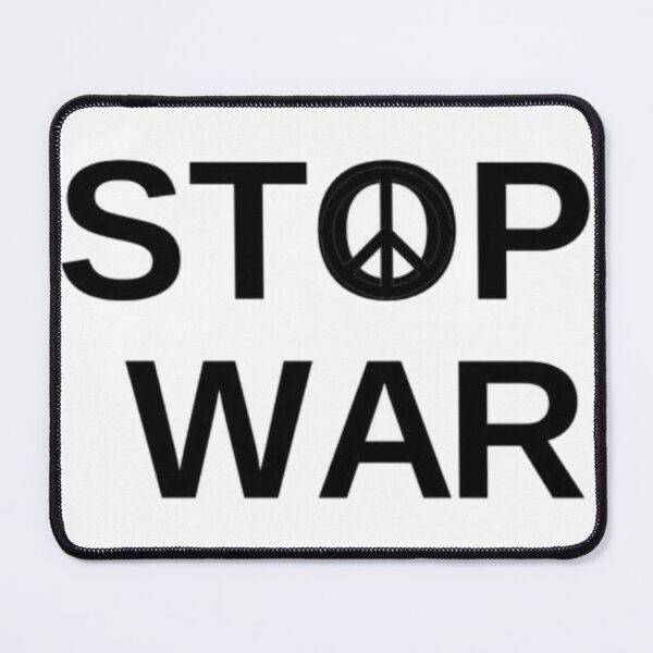 Item preview,  Stop War - Bold Peace Sign Anti War Statement designed and sold by The-SilentPlace.