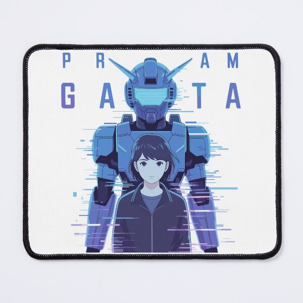 Item preview, Pragmata Mecha Guardian Glitch Anime Girl Illustration designed and sold by PixelWaveBD.