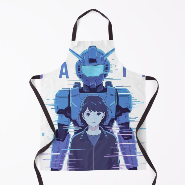 Item preview, Pragmata Mecha Guardian Glitch Anime Girl Illustration designed and sold by PixelWaveBD.