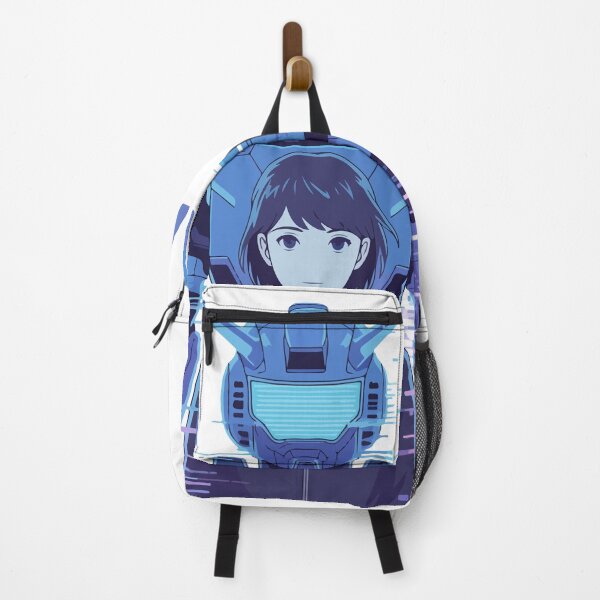 Item preview, Pragmata Mecha Guardian Glitch Anime Girl Illustration designed and sold by PixelWaveBD.