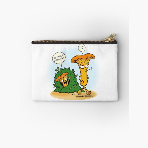 Item preview, Find me! – Funny Chanterelle (Cantharellus cibarius) designed and sold by Herzbaumatelier.