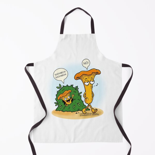 Item preview, Find me! – Funny Chanterelle (Cantharellus cibarius) designed and sold by Herzbaumatelier.
