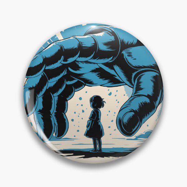 Item preview, The Last Promise Pragmata Giant Mecha Hand Illustration designed and sold by PixelWaveBD.