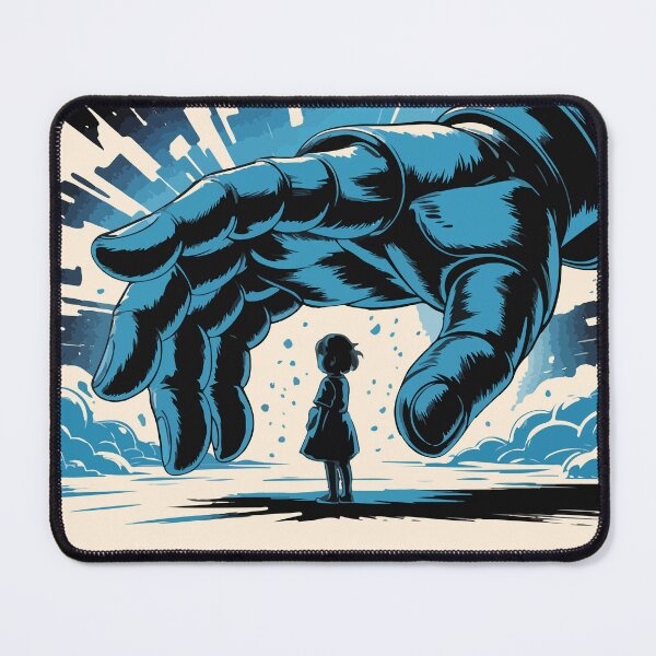 Item preview, The Last Promise Pragmata Giant Mecha Hand Illustration designed and sold by PixelWaveBD.