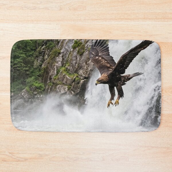 Item preview, Eagle flying over a waterfall. designed and sold by Malisa345.