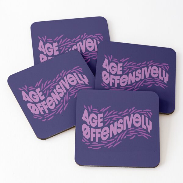 Item preview, Age Offensively Purple Lettering designed and sold by wickedpretty.