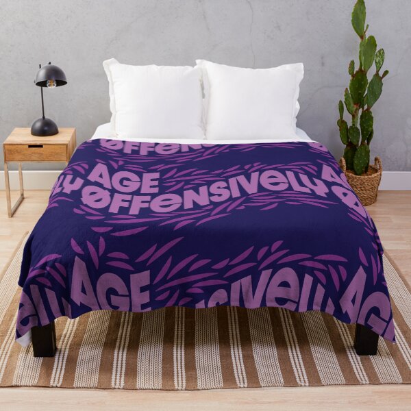 Item preview, Age Offensively Purple Lettering designed and sold by wickedpretty.