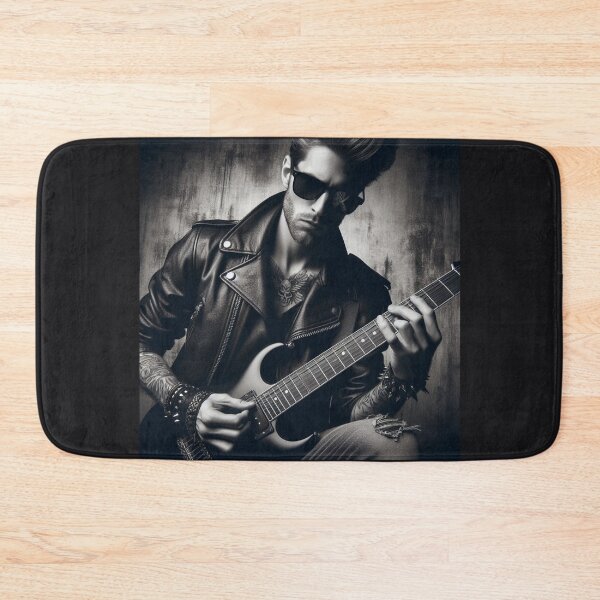 Item preview, Guitarrista de rock Música rock Arte designed and sold by ArtUnova.