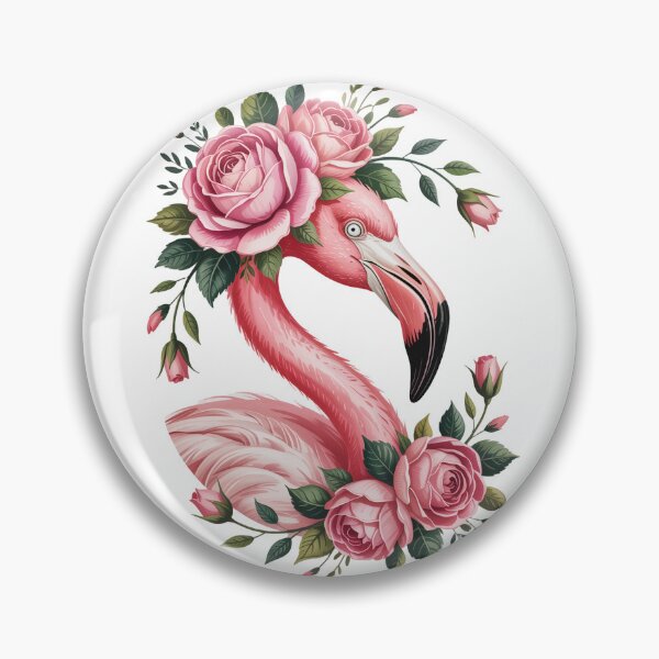 Item preview, Flamingo with Floral Crown designed and sold by jkrphoto.