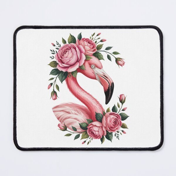 Item preview, Flamingo with Floral Crown designed and sold by jkrphoto.