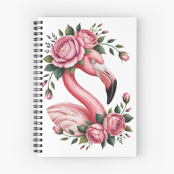Item preview, Flamingo with Floral Crown designed and sold by jkrphoto.