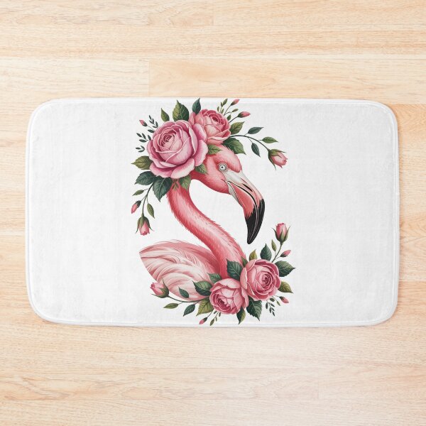 Item preview, Flamingo with Floral Crown designed and sold by jkrphoto.