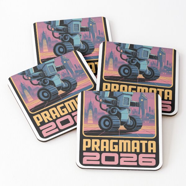Item preview, Pragmata 2026 Retro Sci-Fi Mecha Robot Illustration designed and sold by PixelWaveBD.