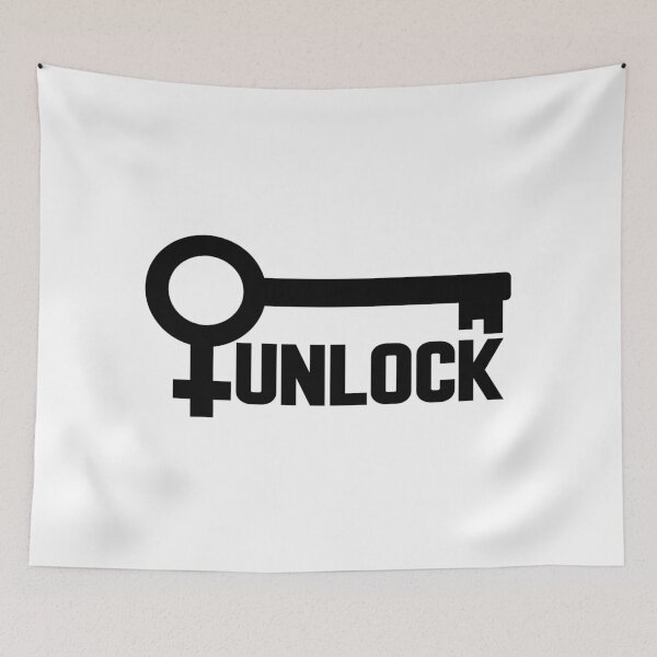 Item preview, Unlock Key Design – Bold Minimalist Symbol Graphic designed and sold by NewManiaGifts.