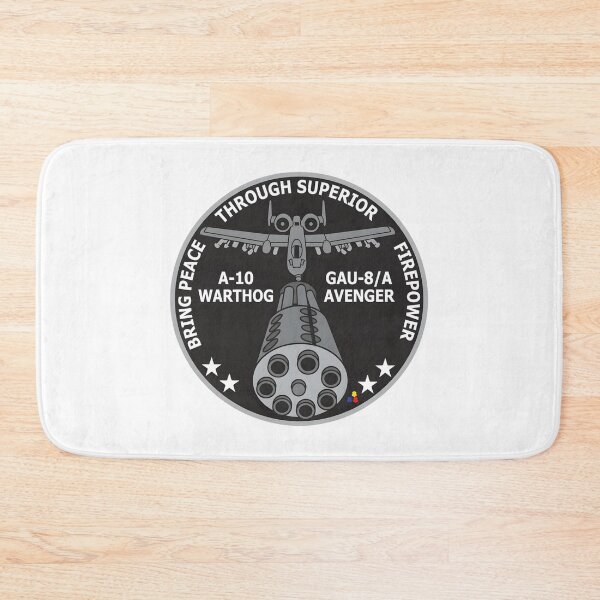 Item preview, A-10 Warthog & GAU-8/A Avenger: "Bring Peace Through Superior Firepower" Insignia designed and sold by CharlieDesings.