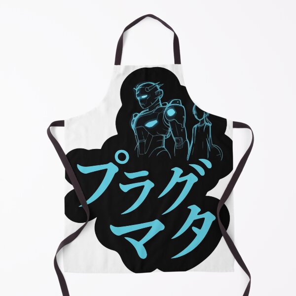 Item preview, Pragmata Japanese Katakana Neon Mecha Illustration designed and sold by PixelWaveBD.