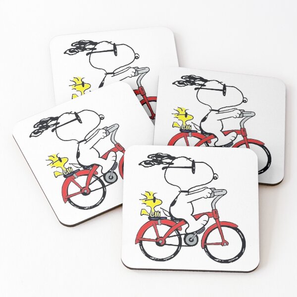 Item preview, Snoopy and Woodstock Cool Summer Bike Ride designed and sold by henryavincnt.