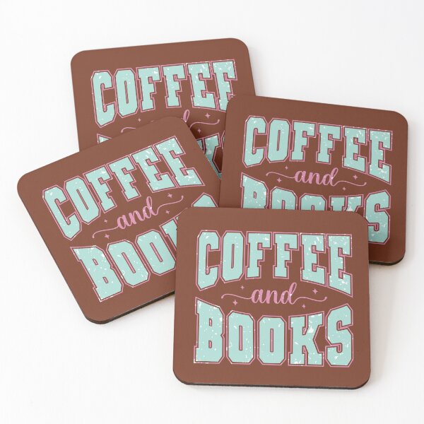Item preview, Coffee and Books — Vintage Collegiate Reading designed and sold by FrescoDesign.