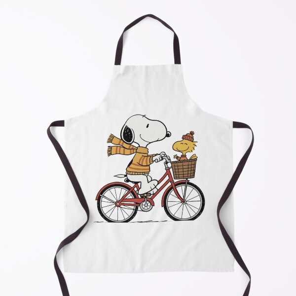 Item preview, Snoopy and Woodstock Cozy Winter Bicycle Ride designed and sold by henryavincnt.
